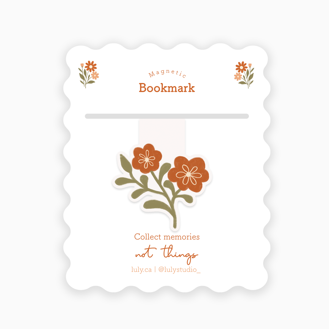 Magnetic Bookmark | Flower