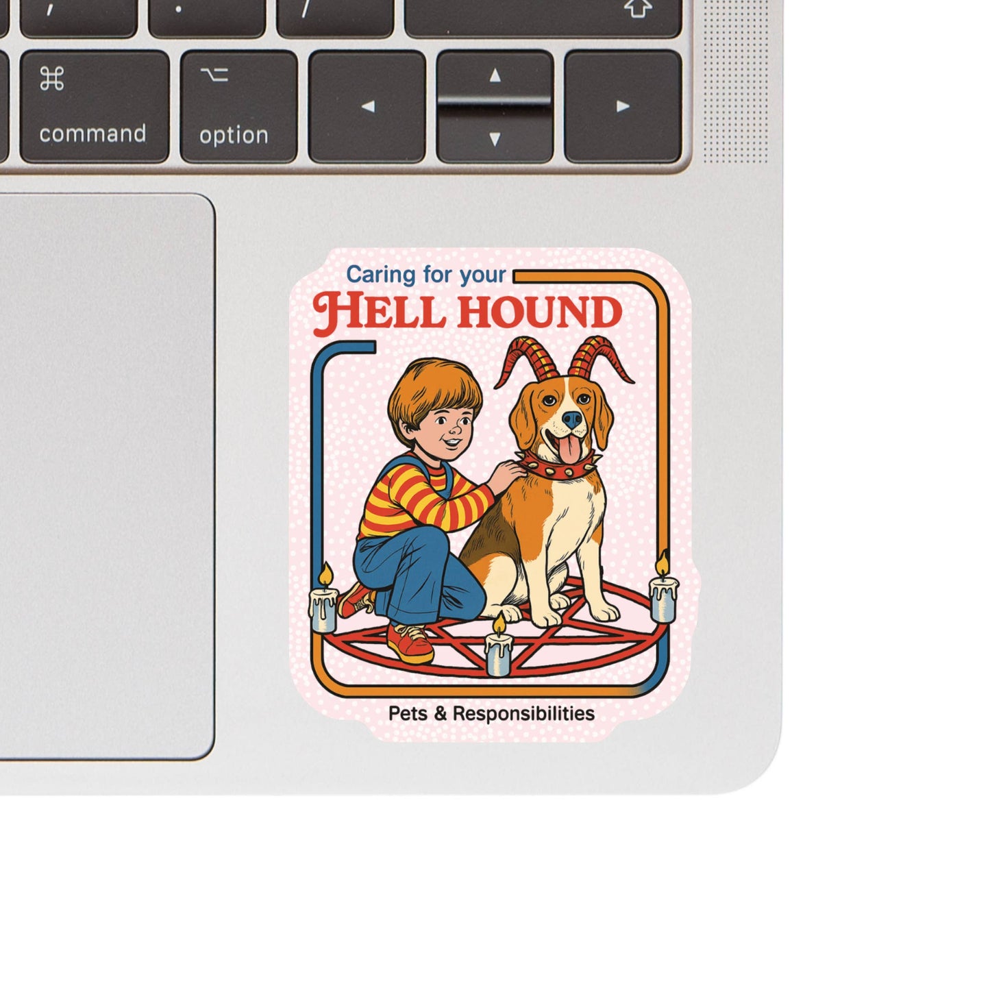 Halloween Horror Dog Humor High Quality Vinyl Sticker