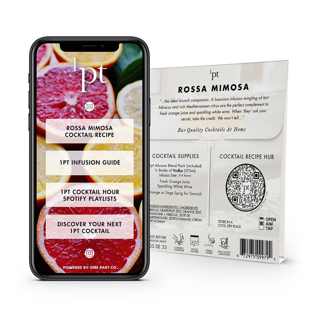 1pt Rossamary Gin & Tonic Cocktail Pack