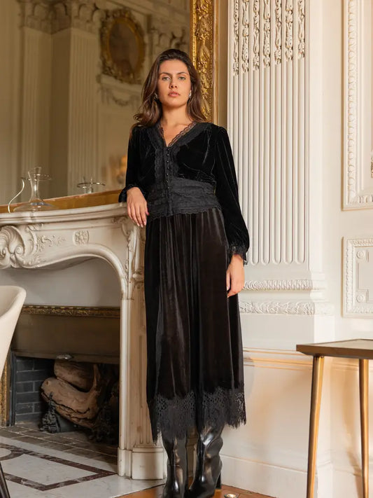 Alizée Velvet Skirt
