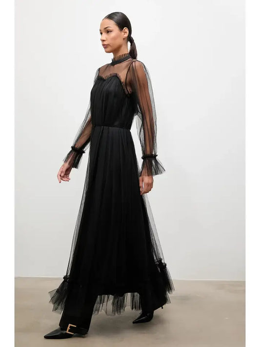 Iryna Long Tulle Dress