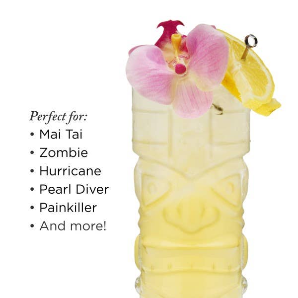 Crystal Tiki Glasses Set of 2