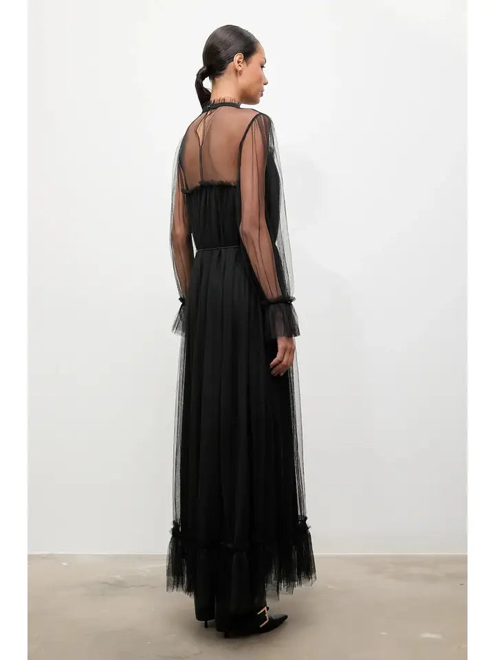 Iryna Long Tulle Dress