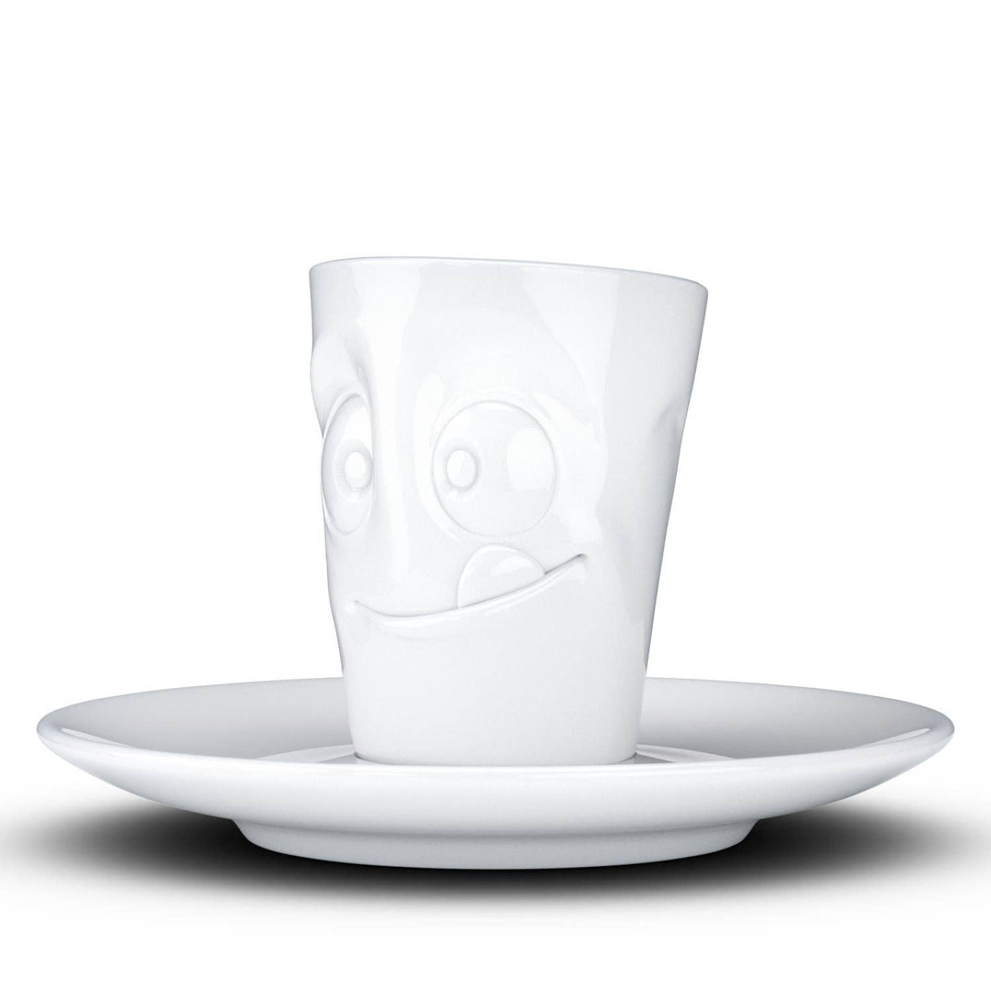 Tasty Face Espresso Cup with Saucer