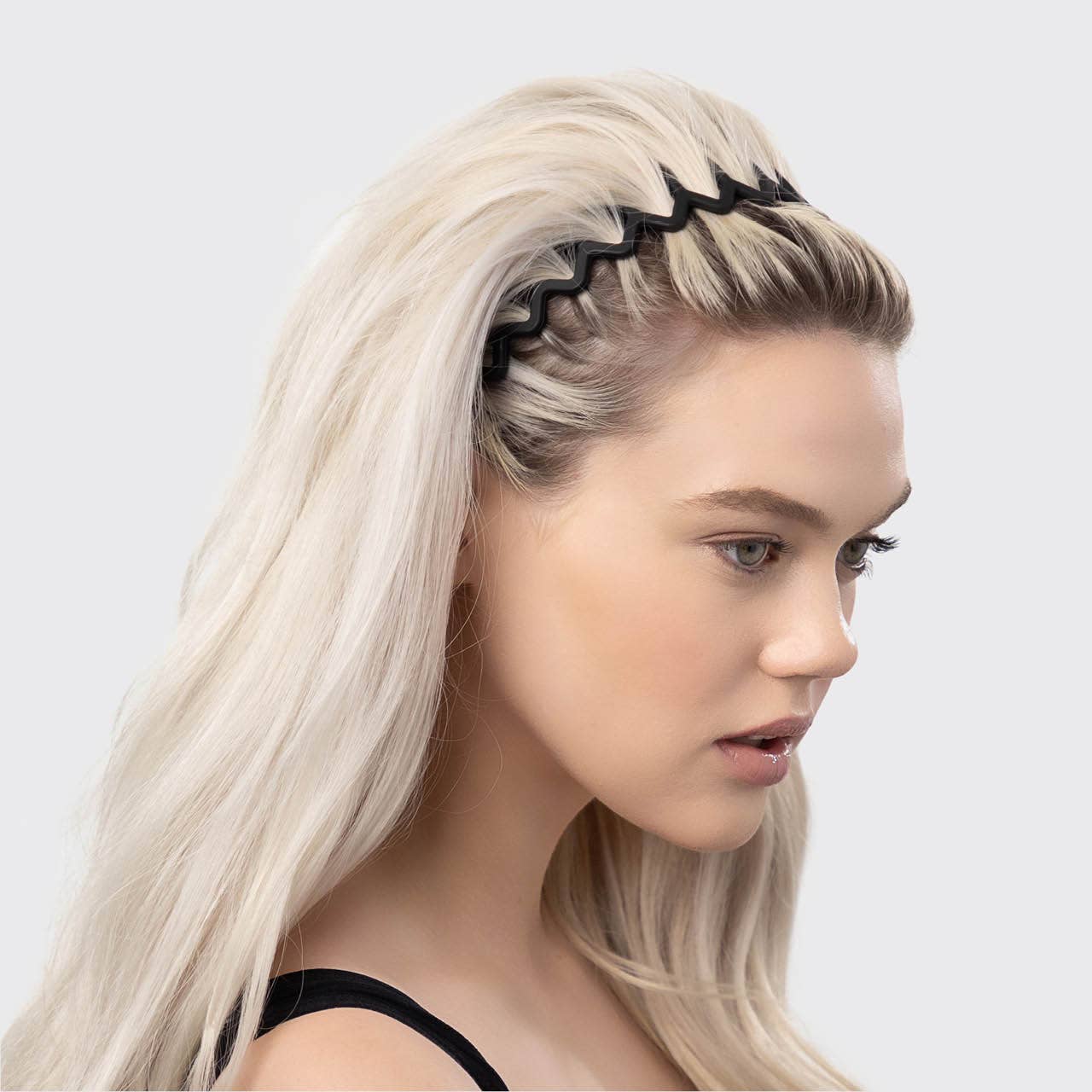 Zig Zag Headband 2pc | Black + Tort