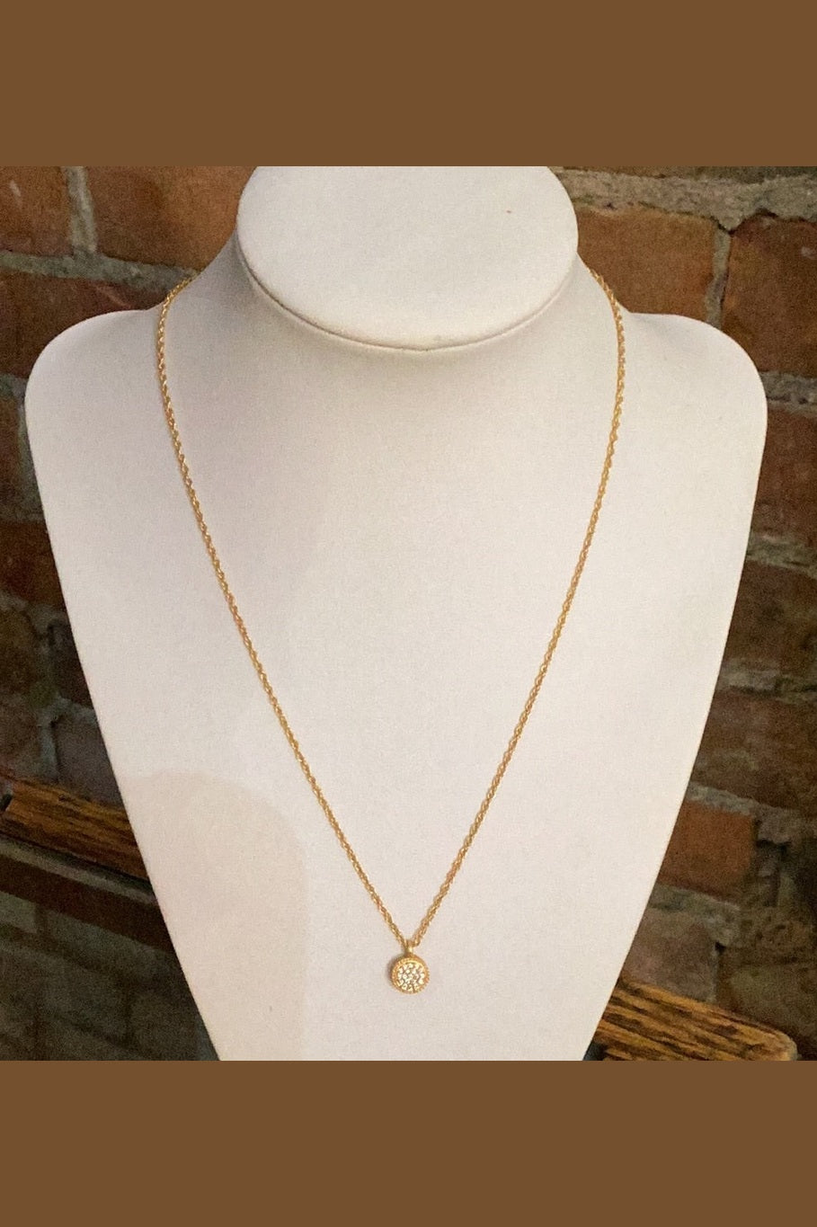 Julie Vos Solitaire Delicate Necklace