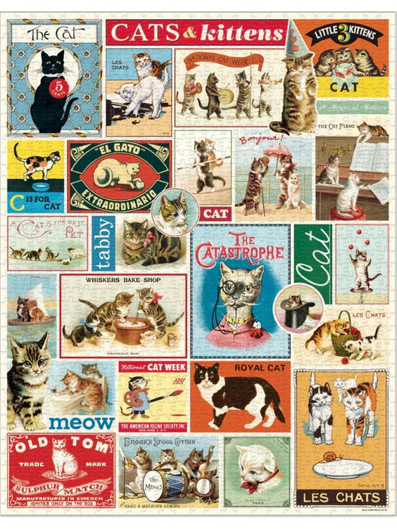 Cats & Kittens 1000 Piece Puzzle