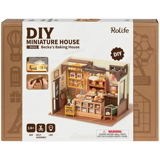 DIY Mini Model Kit - Becca's Baking Cafe