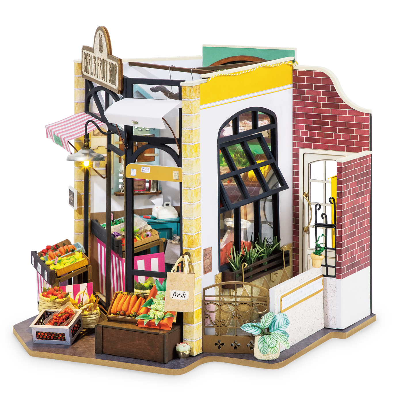 DIY Miniature Model Kit: Carl's Fruit Shop