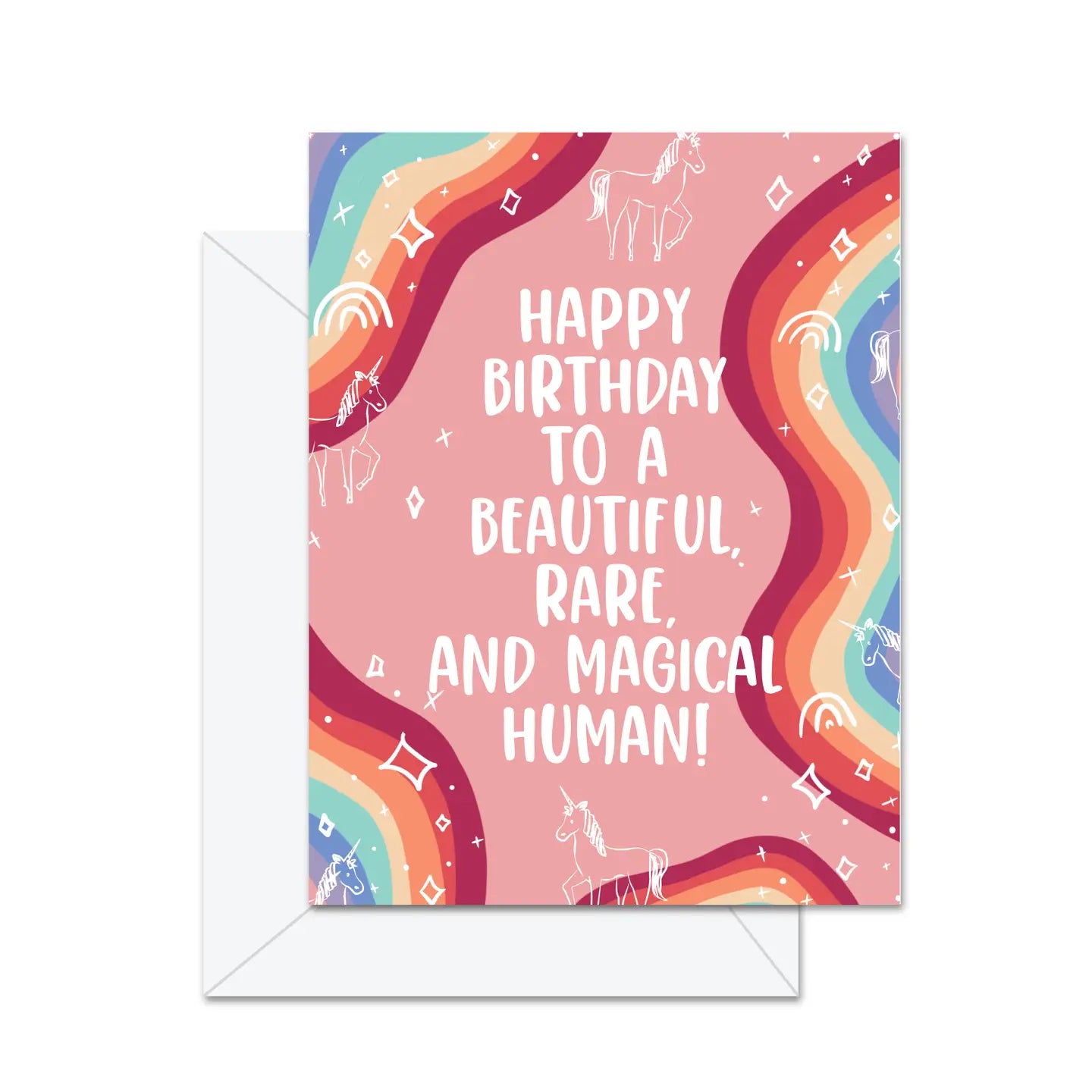 Happy Birthday To A Beautiful Rare and . . . - Greeting Card