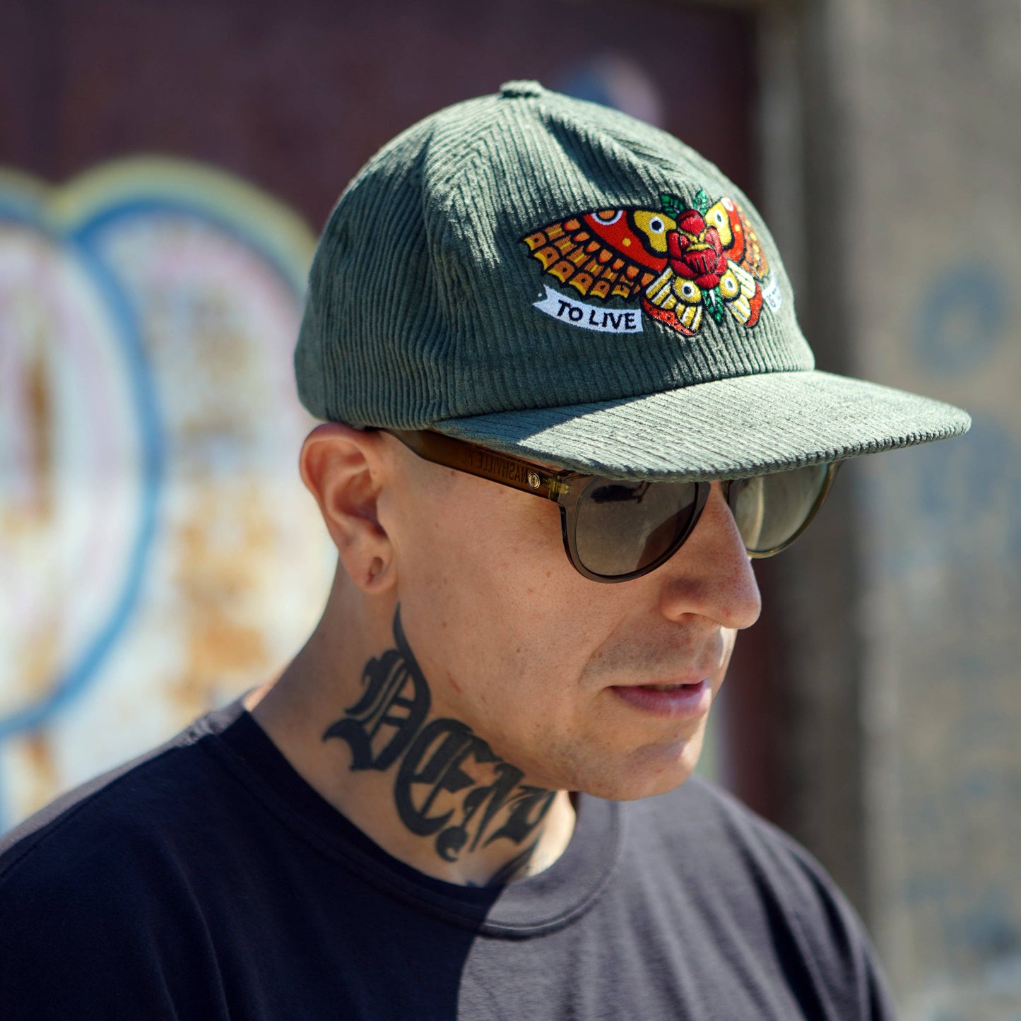 Townes Butterfly Corduroy Cap