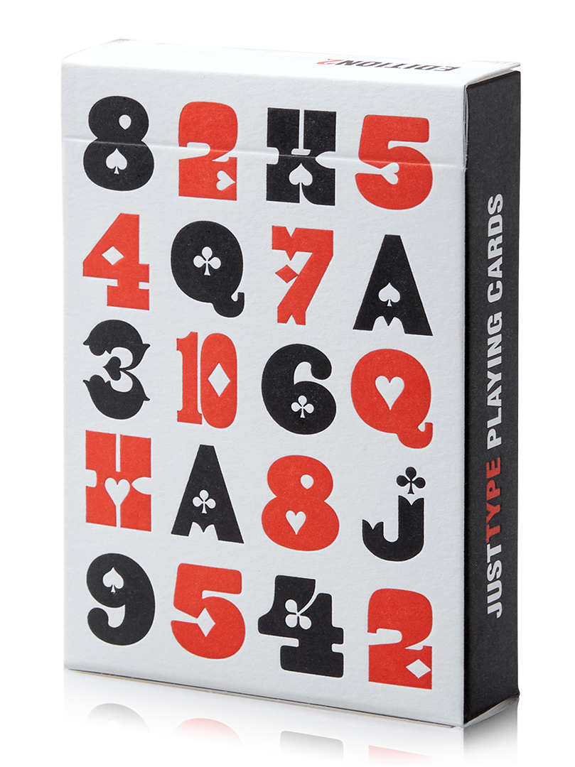Just Type Playing Cards
