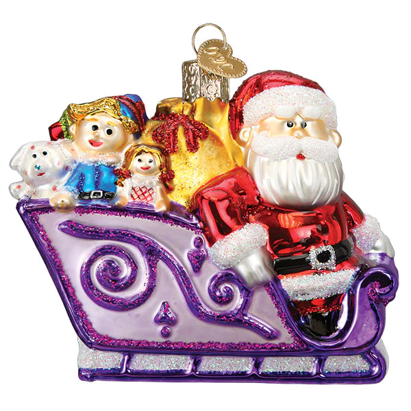 Santa And Friends Ornament