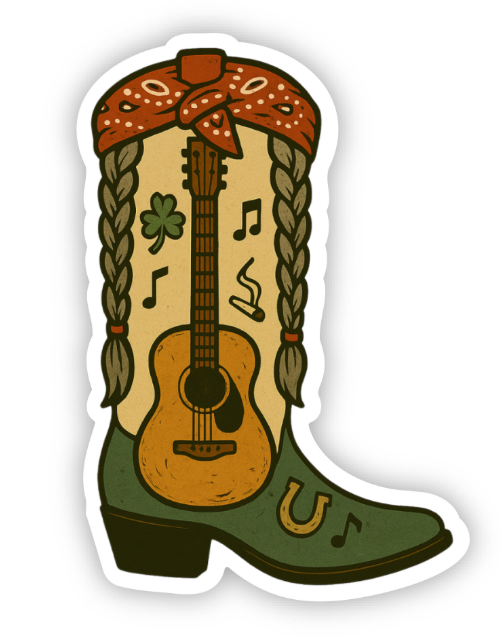 Willie Boot Sticker