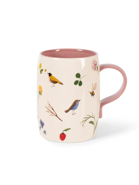 Garden Birds Ceramic Mug
