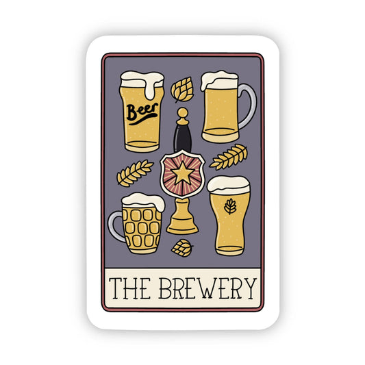 "The Brewery" Tarot Card Sticker