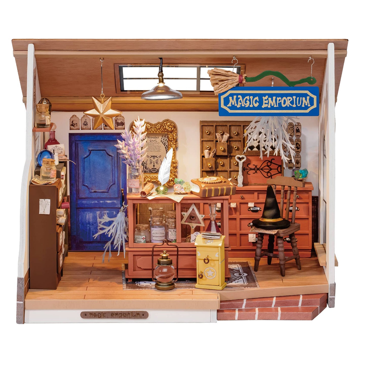 DIY Miniature Model Kit: Kiki's Magic Emporium