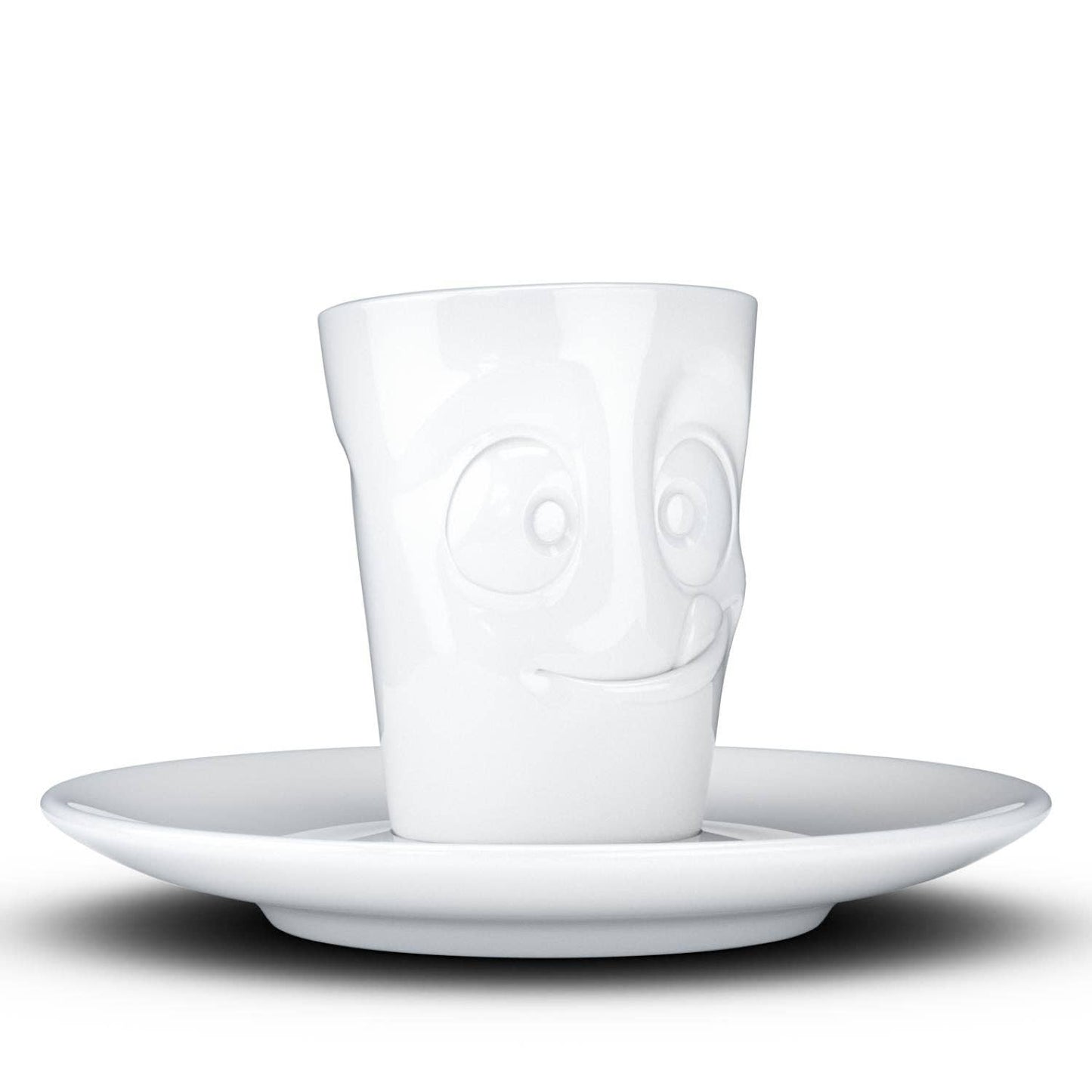 Tasty Face Espresso Cup with Saucer