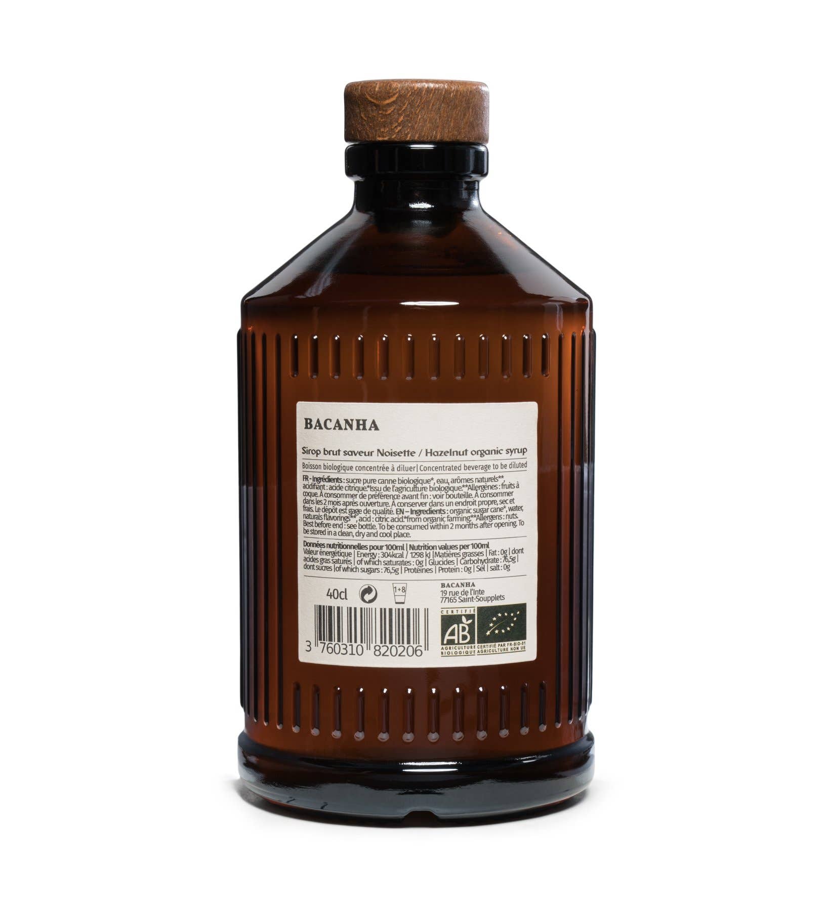 Organic Raw Hazelnut Syrup