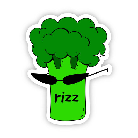 Rizz Broccoli Sticker