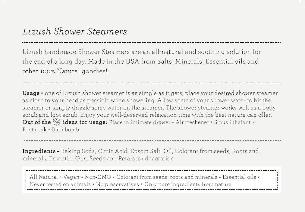 Shower Steamers Individual