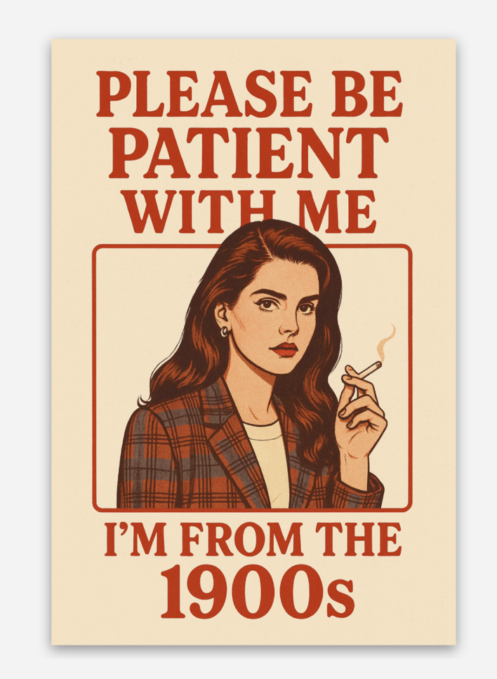 Be Patient With Me Sticker