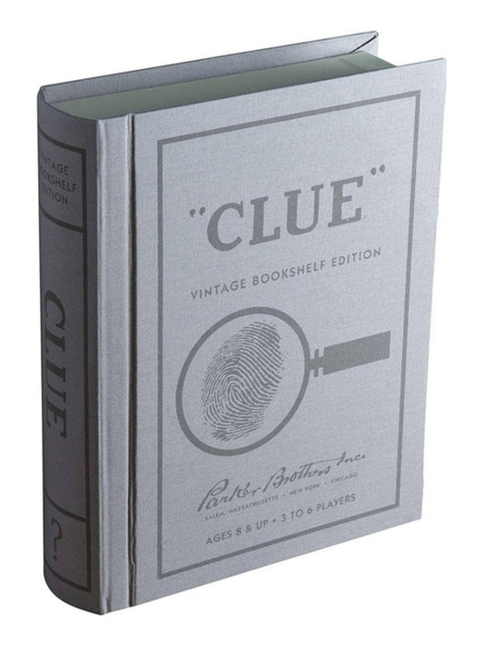 WS Game Company Clue Vintage Bookshelf Edition