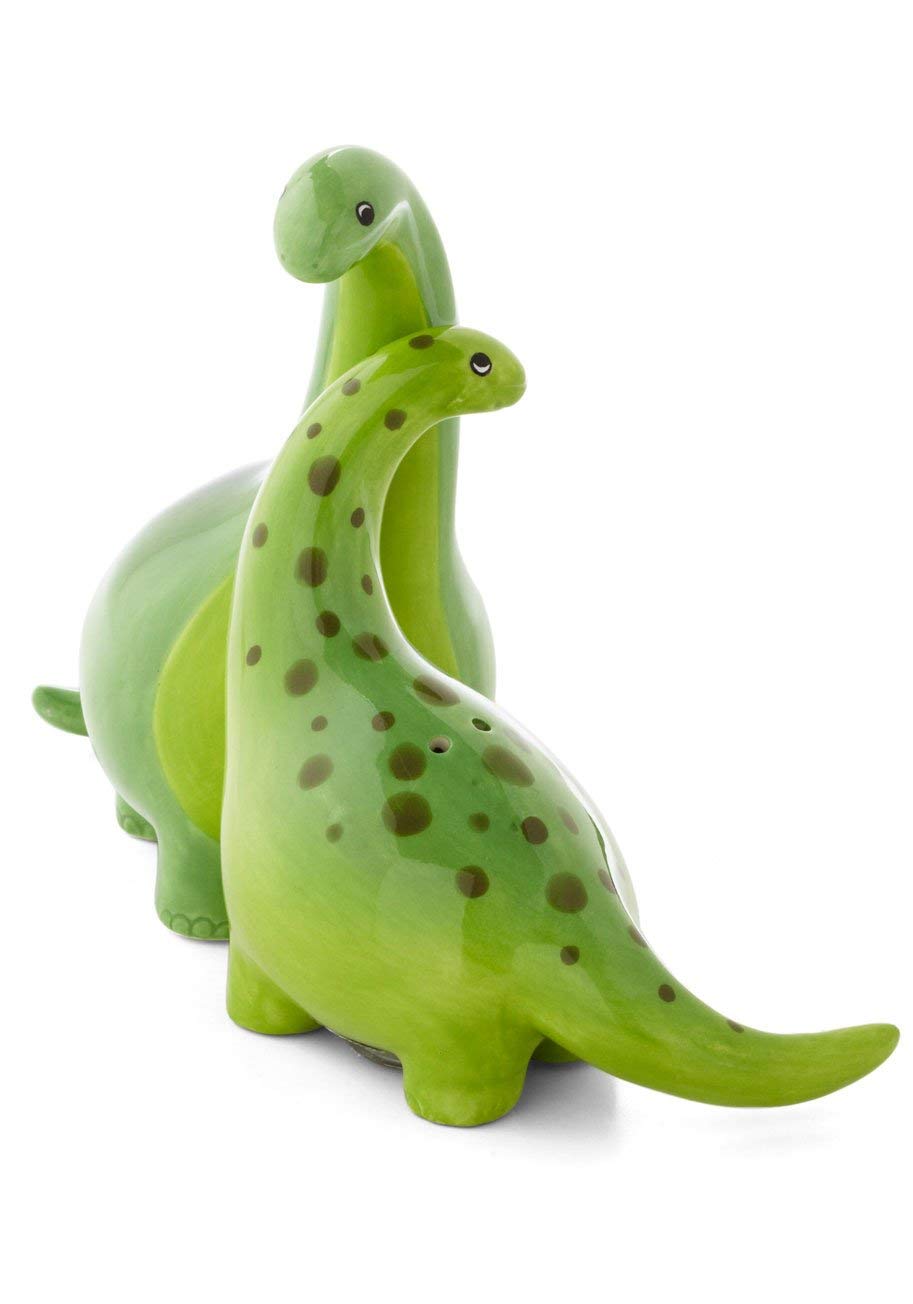 Ceramic Dino Salt & Pepper Shakers