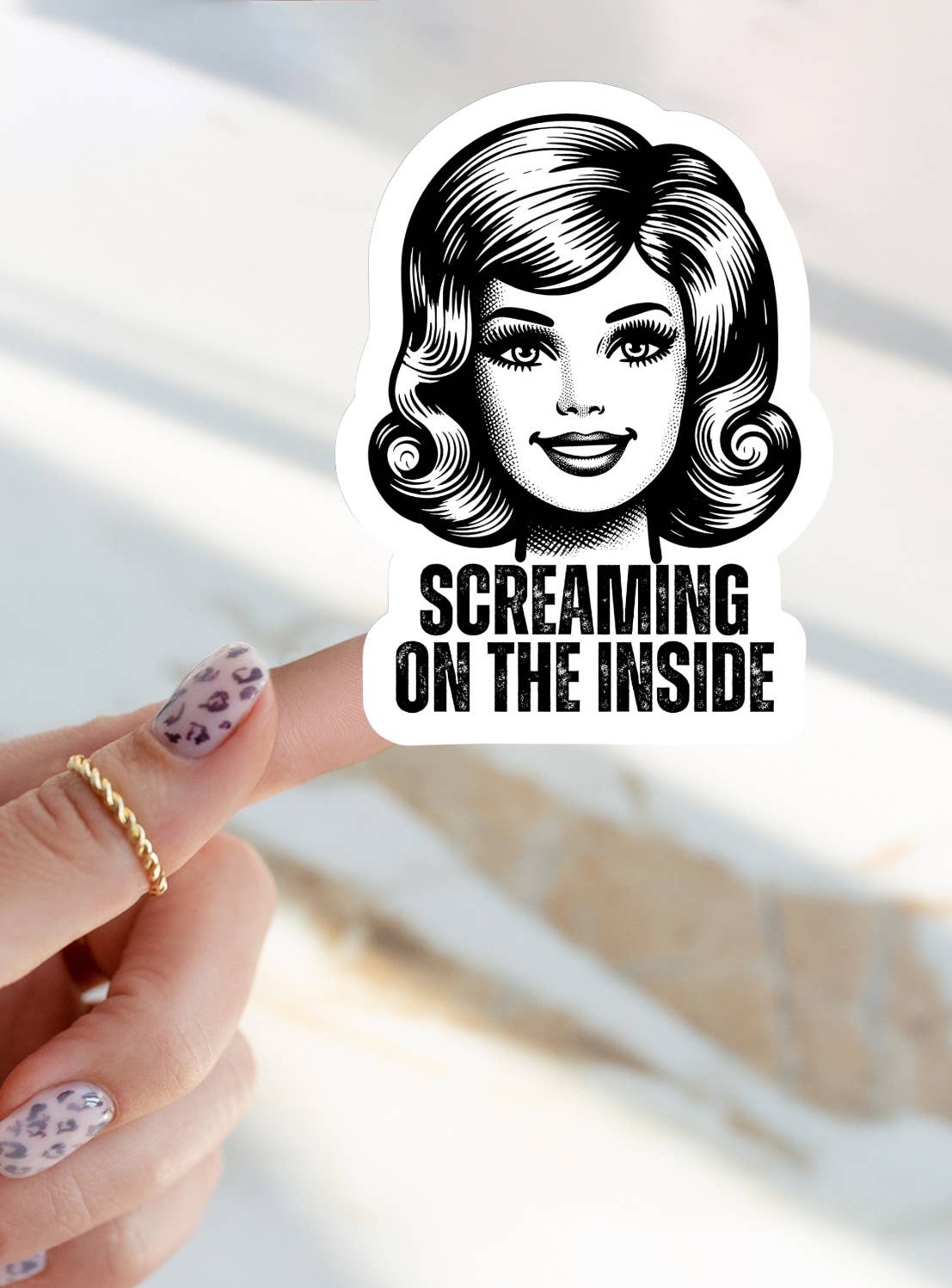 Screaming on the Inside Sticker