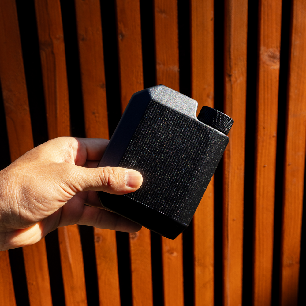 Flask - 9oz Rough Matte Black