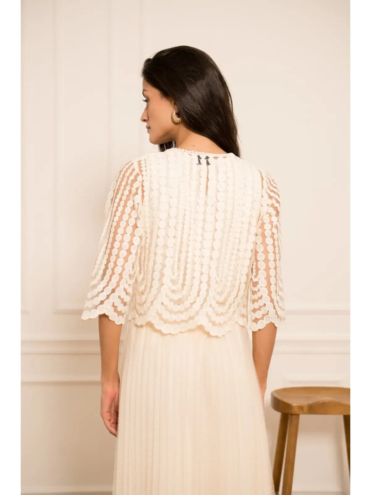 Selena Guipure Lace Bolero
