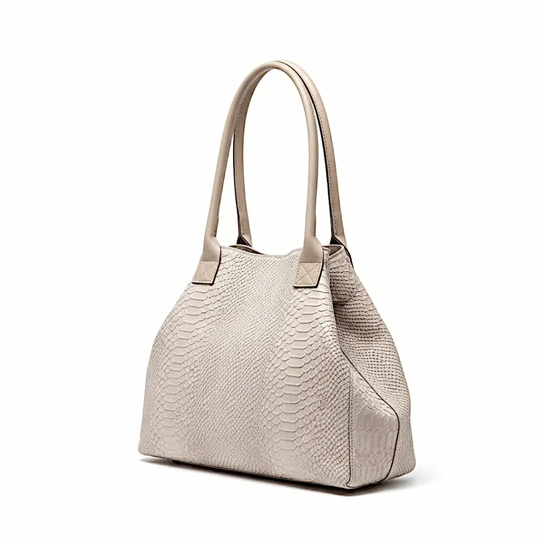 Lola – Italian Python-Embossed Leather Bag