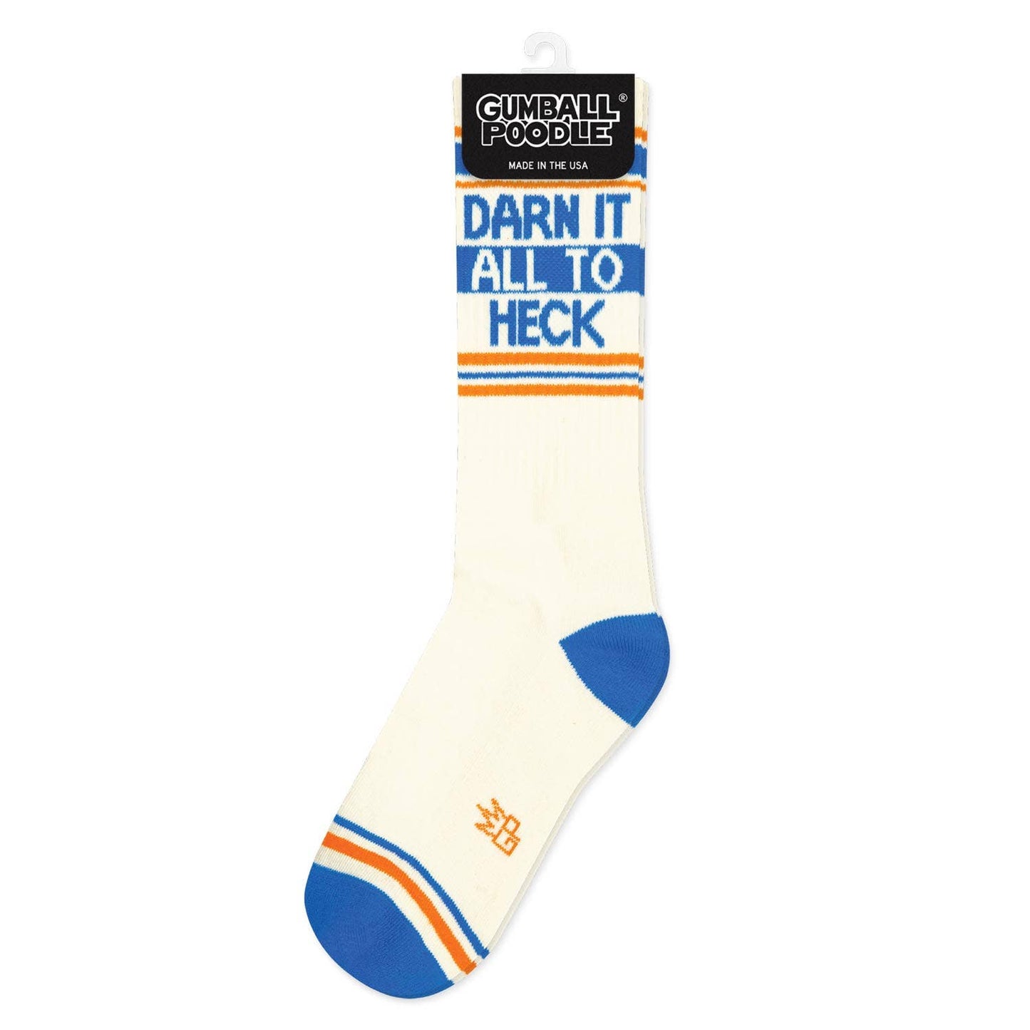 Darn It All To Heck Gym Crew Socks