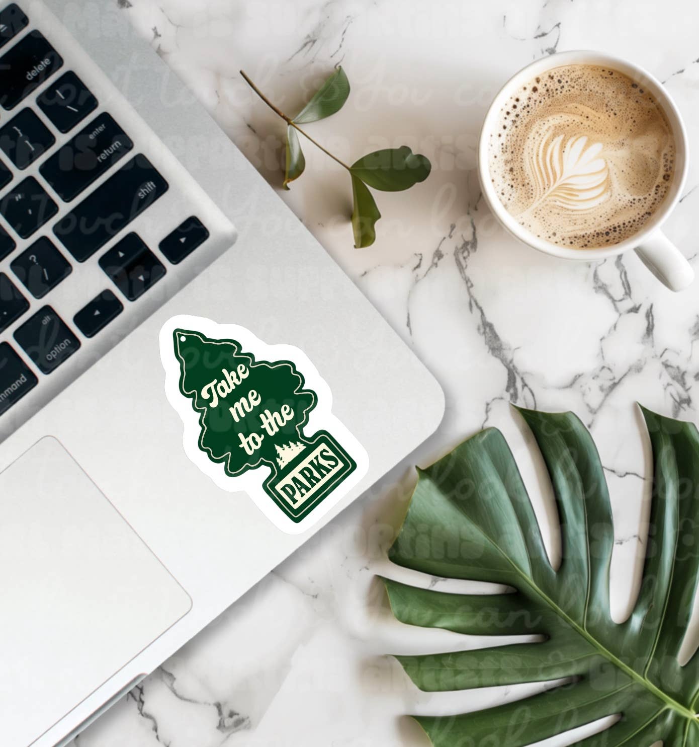 Take Me to the Parks Outdoors Sticker