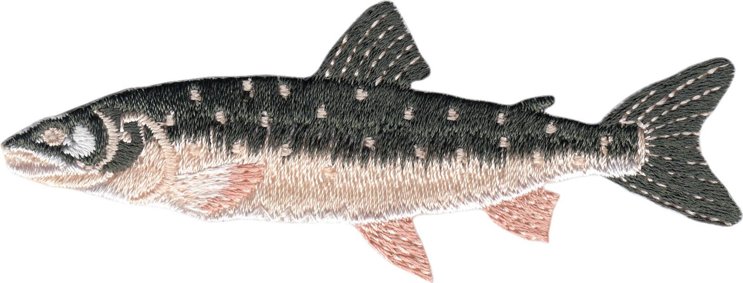 Patch - Fish - Gray And Pink Salmon