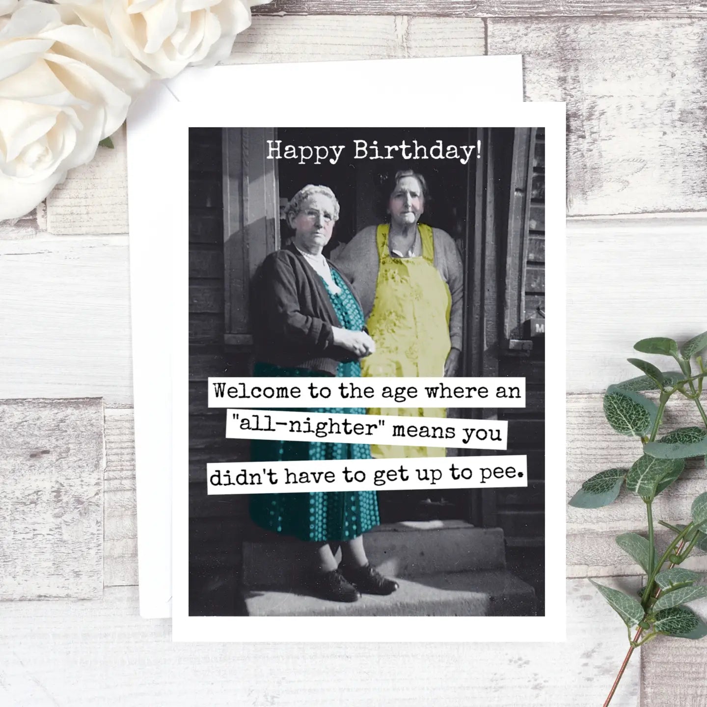 Welcome to The Age All Nighter | Vintage Birthday Card