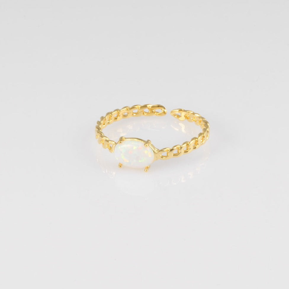 Lucille Opal Gold Ring