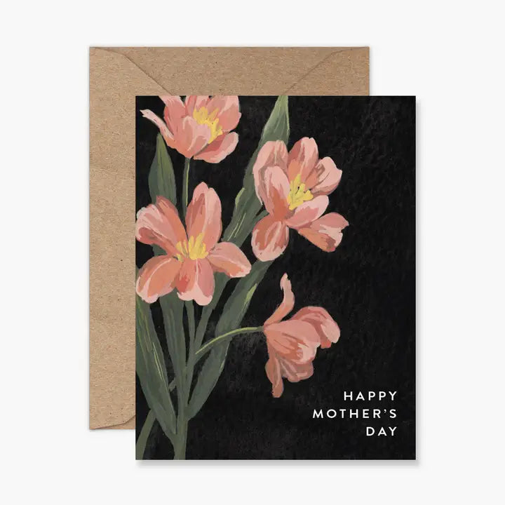 Whimsical Tulips Mother's Day Card