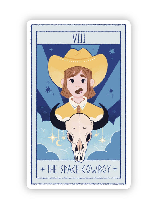 "The Space Cowboy" Tarot Card Sticker