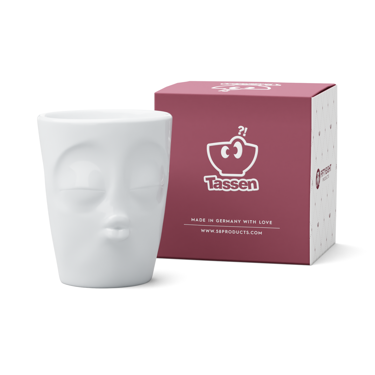 Kissing Face Mug with Handle | 11 oz
