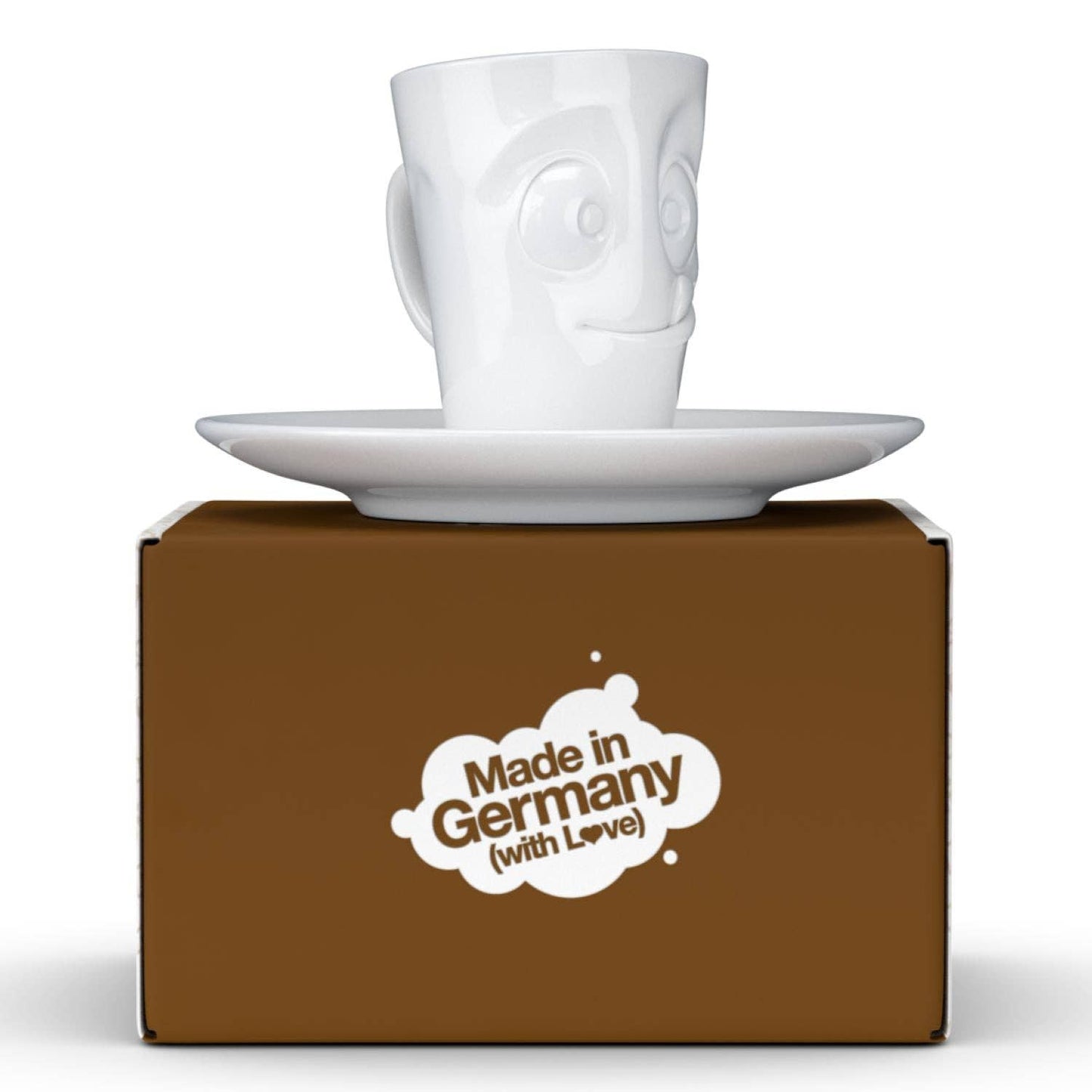 Tasty Face Espresso Cup with Saucer
