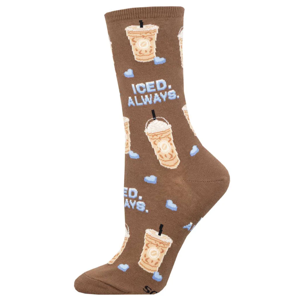 Women's "Iced Always" Crew Socks