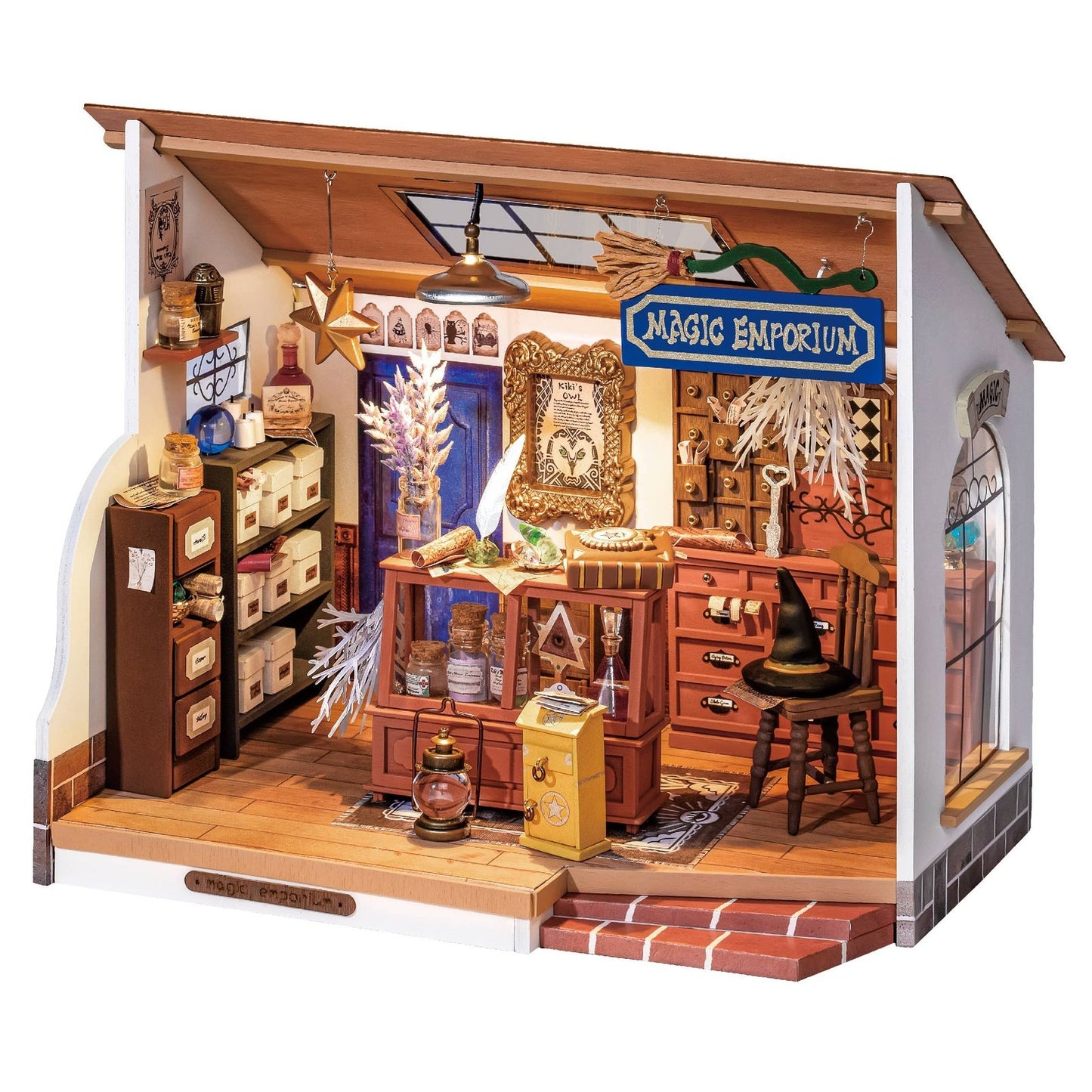 DIY Miniature Model Kit: Kiki's Magic Emporium