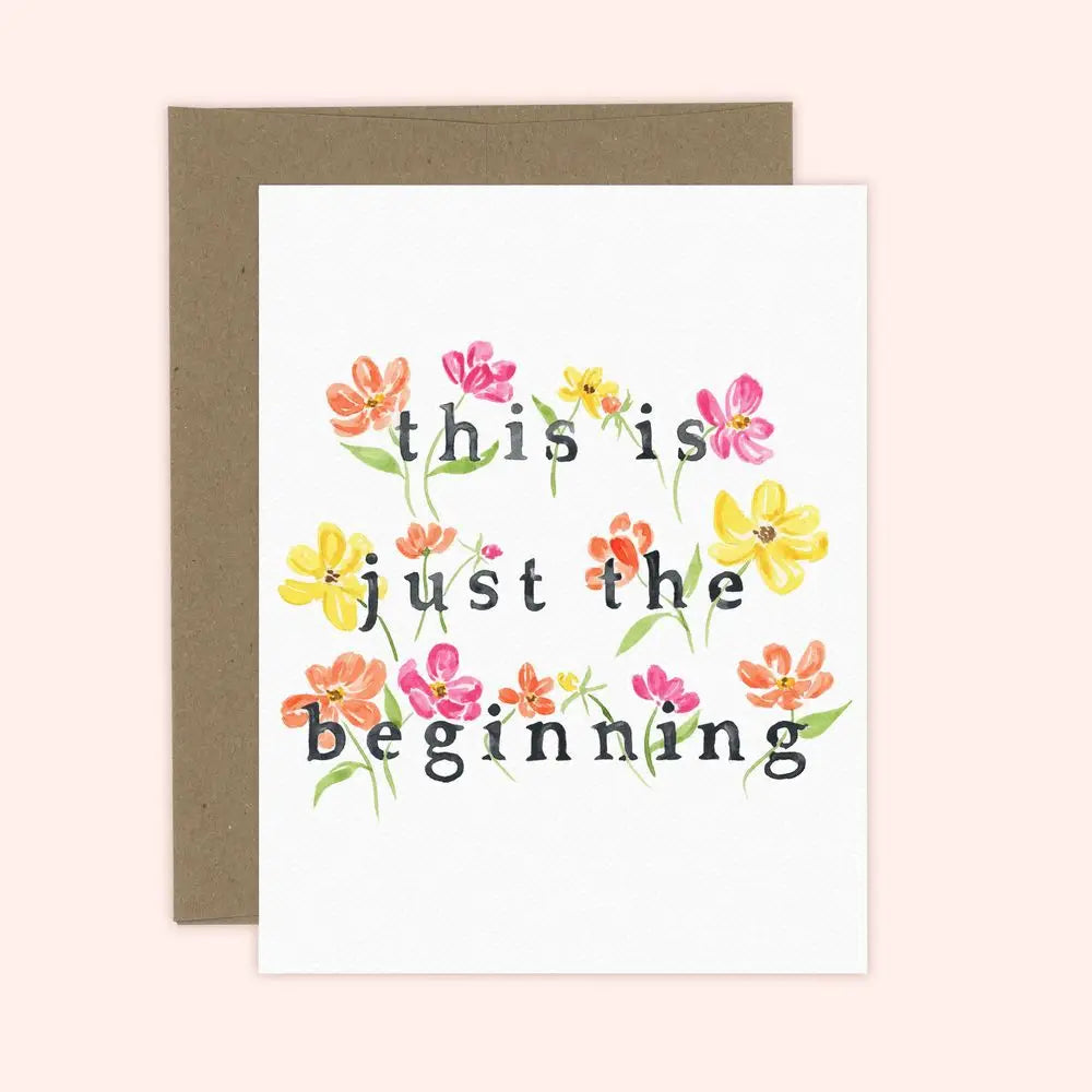 Only the Beginning | Grad | New Chapter Card