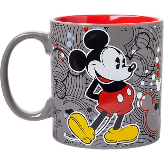 Mickey Mouse Logos Pattern Ceramic Mug
