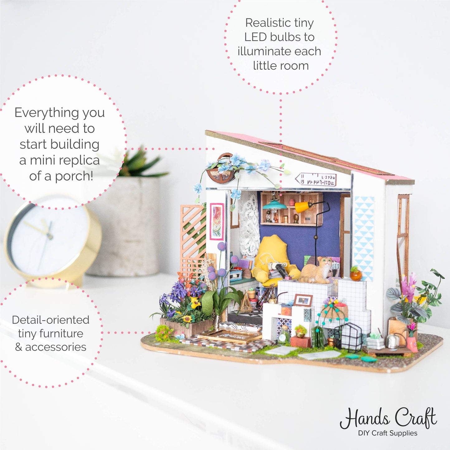 DIY Miniature Model Kit: Lily's Porch