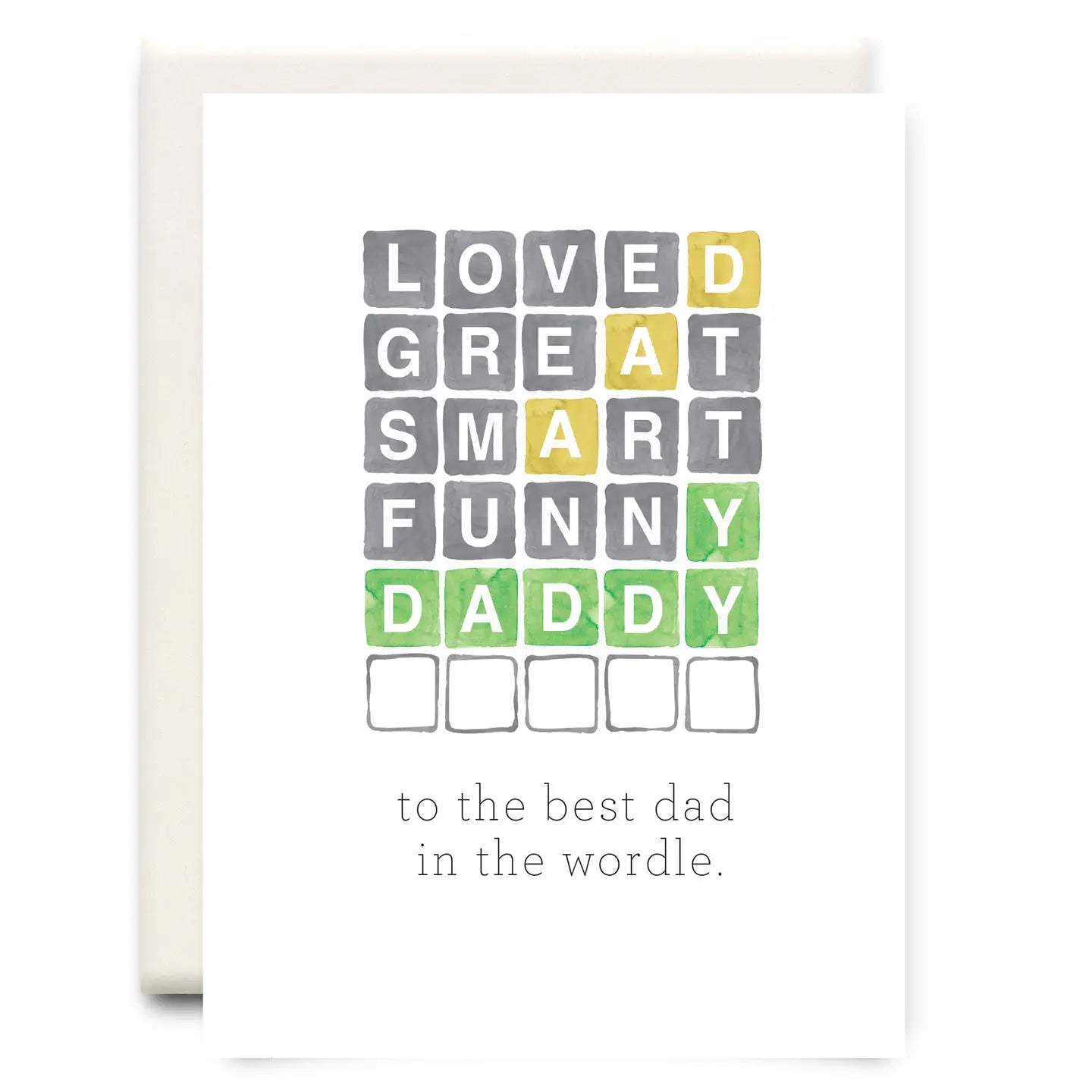 Best Dad In The Wordle | Father's Day Card