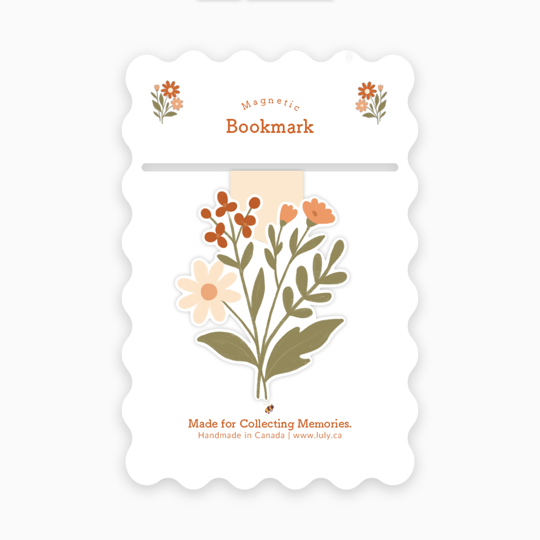 Magnetic Bookmark | Wildflower Bouquet