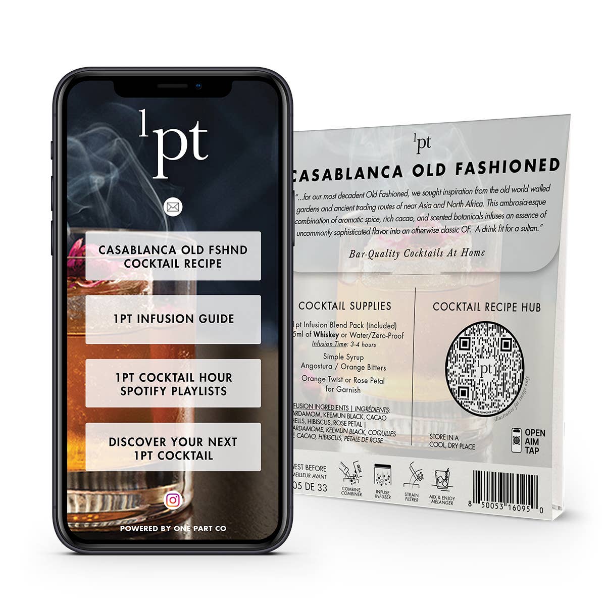 1pt Casablanca Old Fashioned Cocktail Pack