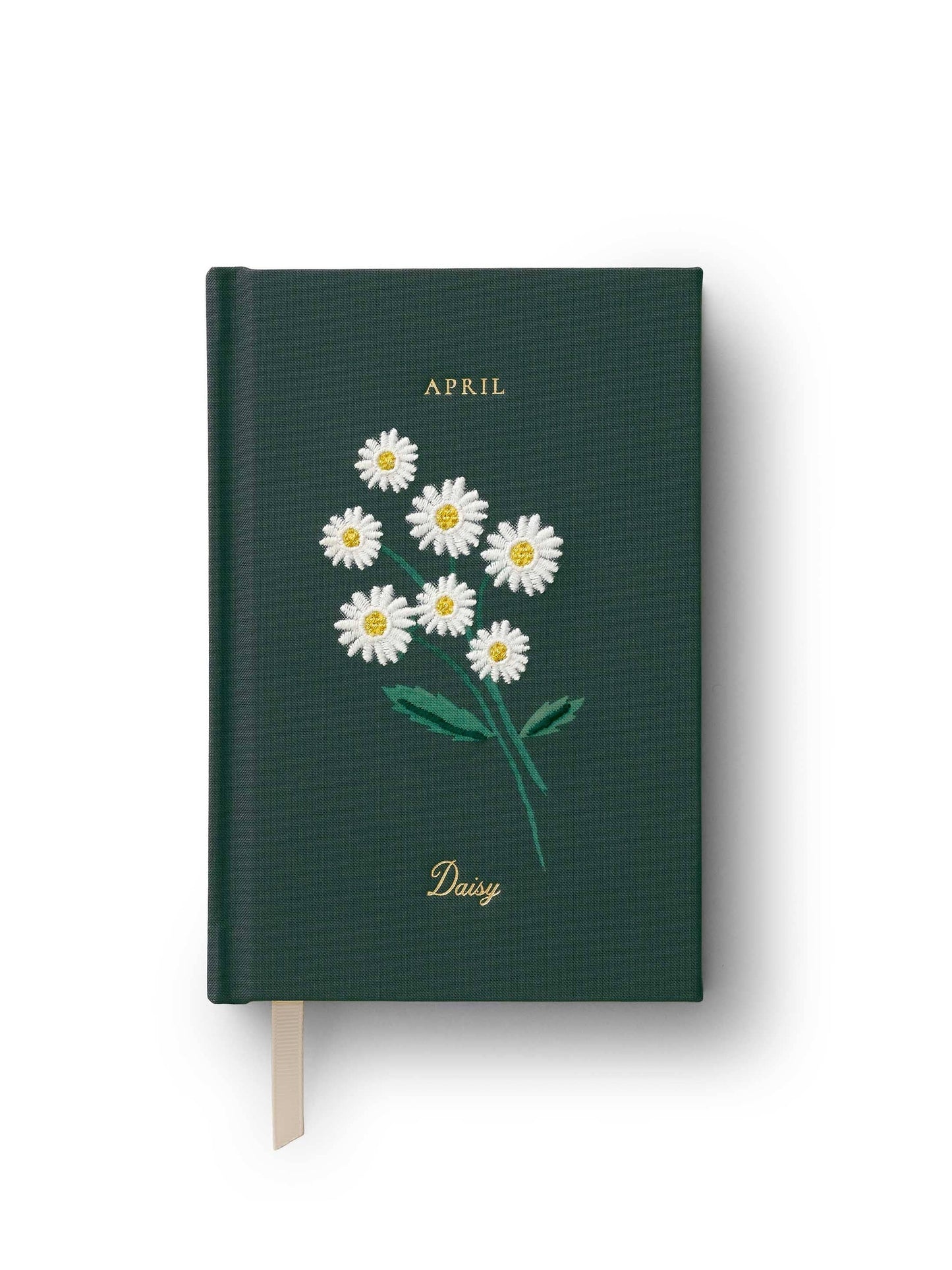 Birth Month Mini Embroidered Journal - April